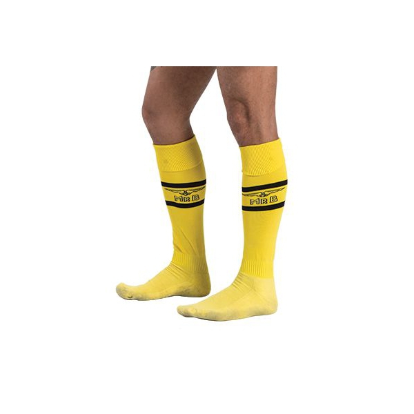 URBAN FOOTBALL SOCKS Hohe Socken Gelb-Schwarz