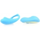 Shark Remote Control Silicone Cock Ring Blue