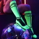 High socks HYBRED SOCKS Green Neon