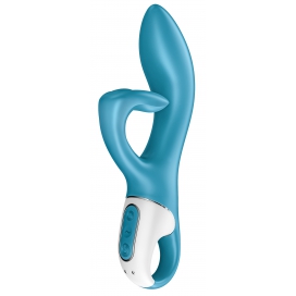 Vibro Konijn EMBRACE ME Satisfyer 20cm Blauw