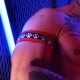 POUNDTOWN Red lighted armband