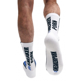 Sk8erboy SNEAKERPORN White-Blue Socks
