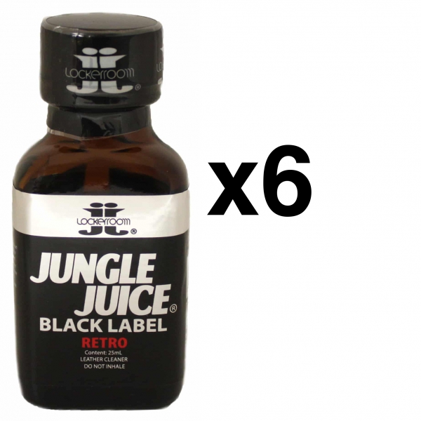 JUNGLE JUICE ZWART RETRO 25ml x6