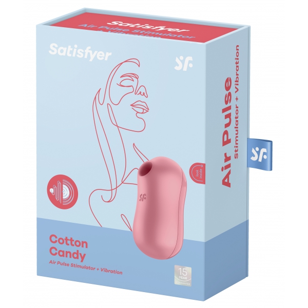 Cotton Candy Satisfyer Pink Clitoral Stimulator