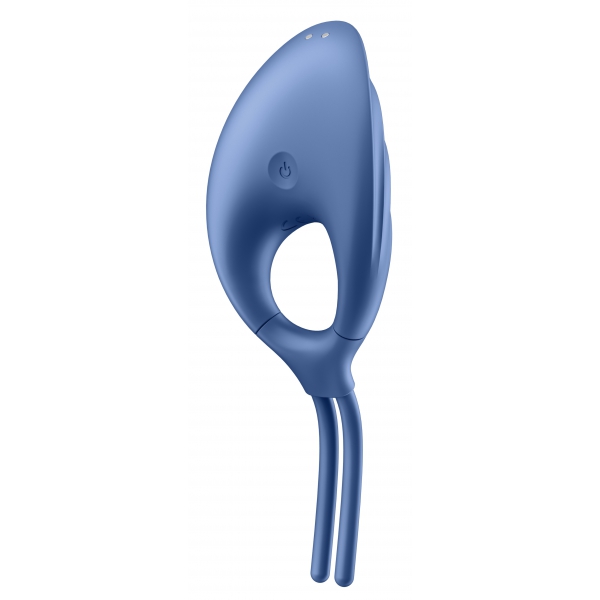 Swordsman Vibrating Cockring Satisfyer Blau