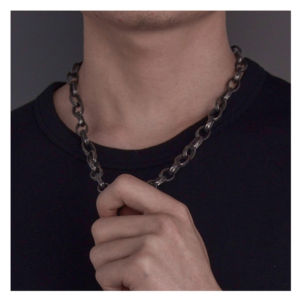 Halskette aus Metall TITAN DIAM 60cm