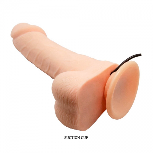 Consolador vibrador giratorio Ken 15 x 4 cm