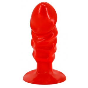 Baile Plug Butt Dick 10 x 3.5cm Red