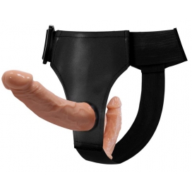 Baile Cintura con doppio dildo ultra 12 x 3,5 cm