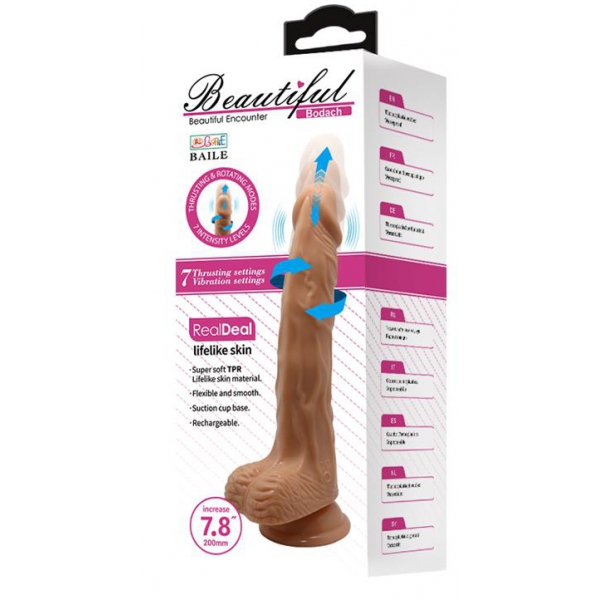 Bodach vibrerende dildo 16 x 4cm