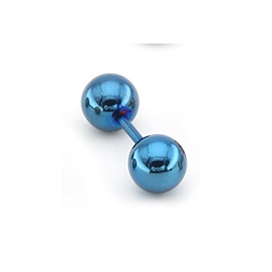 Malejewels Ball Duo Earring Blue