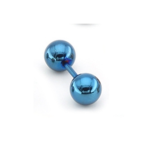 Malejewels Ohrstecker Ball Duo Blau
