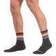 HALF SOCKS Rainbow Socken Schwarz