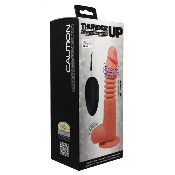 Dildo vibrante Thunder Up 17 x 4 cm