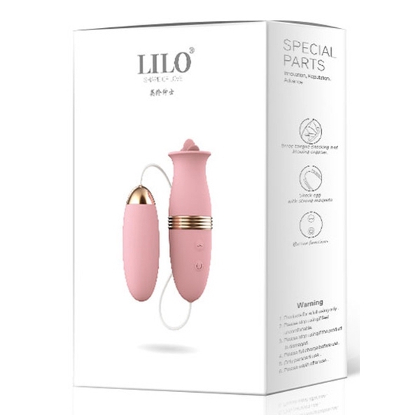 Stimolatore clitorideo Lilo Tongue Rosa