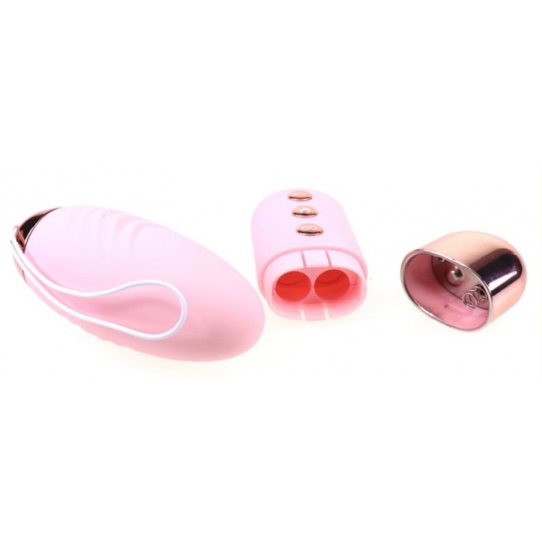 Lilo Bullet Remote Control Vibrating Egg 8.5 x 3.5cm Pink