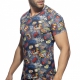 COMIC V NECK T-SHIRT C09