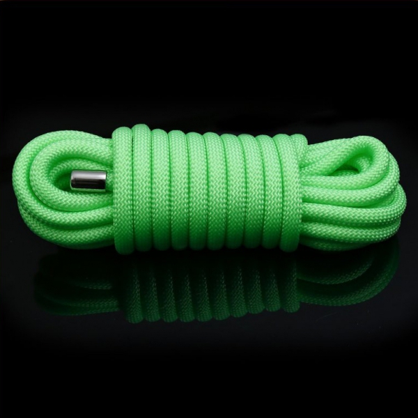 Bondage Rope Luminous 10M Green