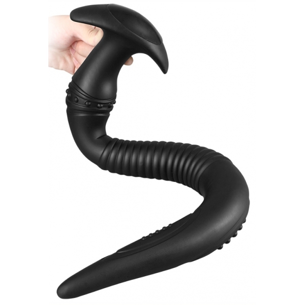 Dildo lungo Vikaelis L 55 x 5,5 cm nero