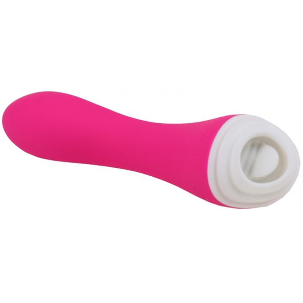 Stimolatore clitorideo e del punto G Licky 20 cm rosa
