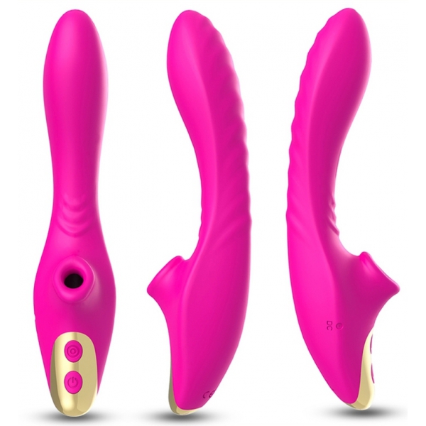 Dudu Klitoris- und G-Punkt-Stimulator 20cm Pink