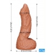 Monsterdildo Leviax S 16 x 4.5cm