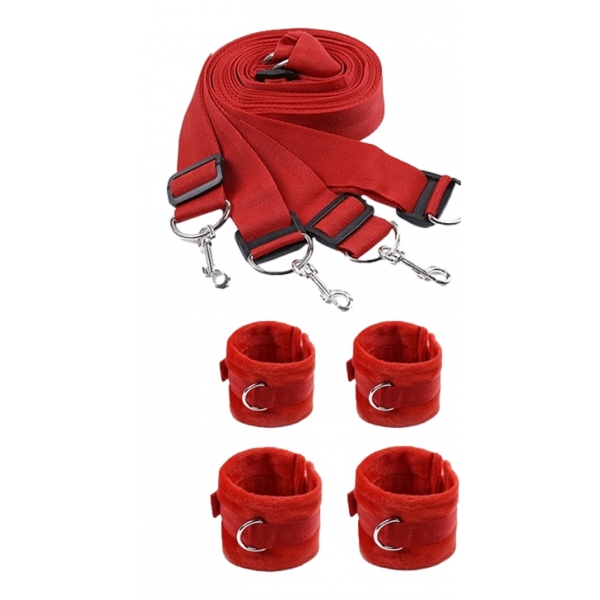 Red Bed Bondage Kit