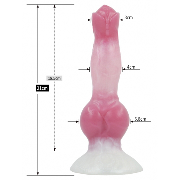 Monster Dildo Sobak 18 x 6cm