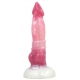 White Base Peach Silica Gel Dildo - 11