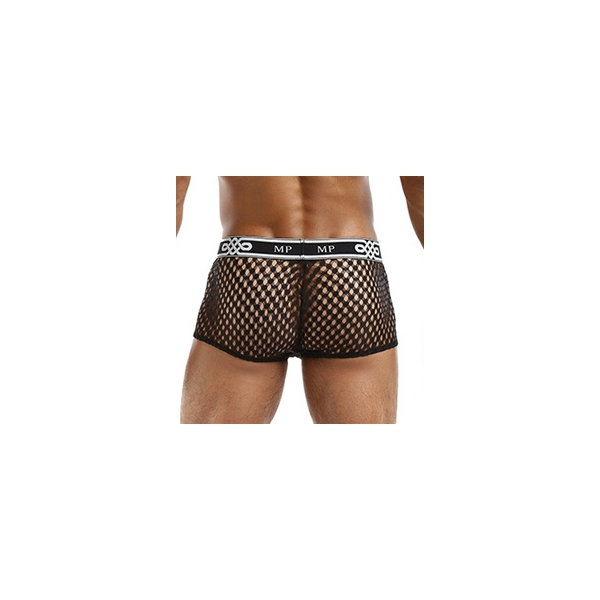 Sexy Boxer PEEP NET Black