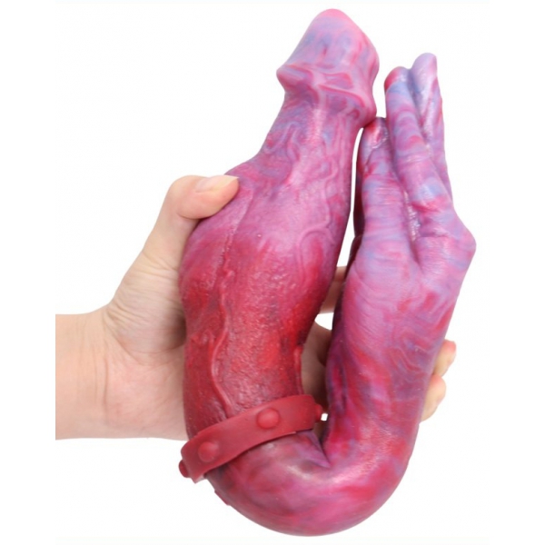 Dubbele Dildo Duo Hand Monster 42 x 6cm