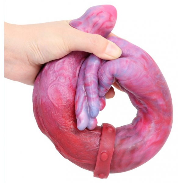Double gode Duo Hand Monster 42 x 6cm
