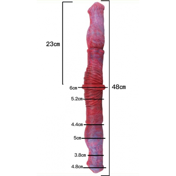 Doppeldildo Duo Wolf 48 x 5cm