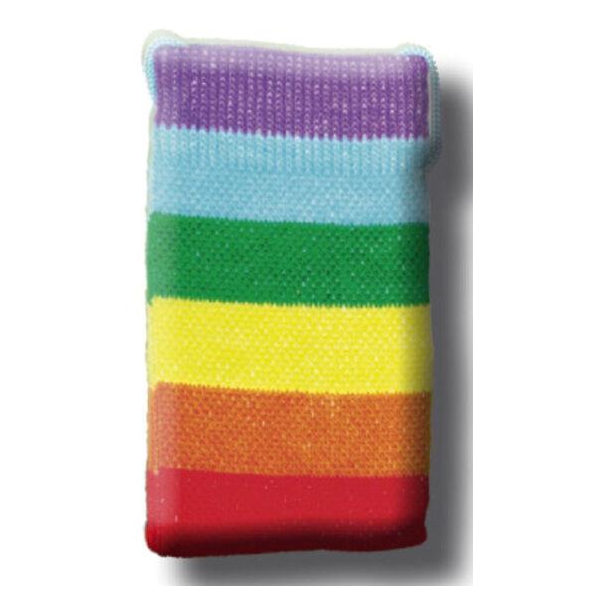 Bolsa de cordón mini arco iris 6 x 10 cm