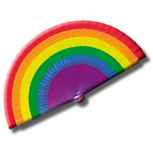 Pride Items Ventaglio arcobaleno 23cm