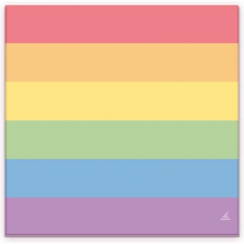 Pride Items Set of 20 Napkins with the LGBT+ Colors