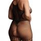 Grande Taille DUO NET Jumpsuit Black