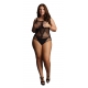 CONTRAST NET Cuerpo Grande Negro