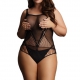 CONTRAST NET Preto Grande Corpo