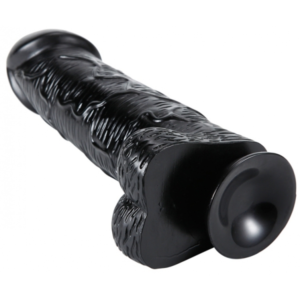 Consolador de pene enorme 30 x 9cm Negro