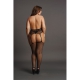 Black LACE FISHNET fishnet stockings