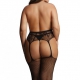 Black LACE FISHNET fishnet stockings