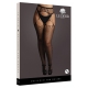 PANTYHOSE NET Black Fishnet Suspender Tights