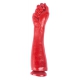FIST WITH FRONT 34 x 8.5cm Rouge