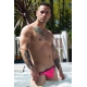 Calzoncillos DOMINATOR MANKINI Rosa fluorescente