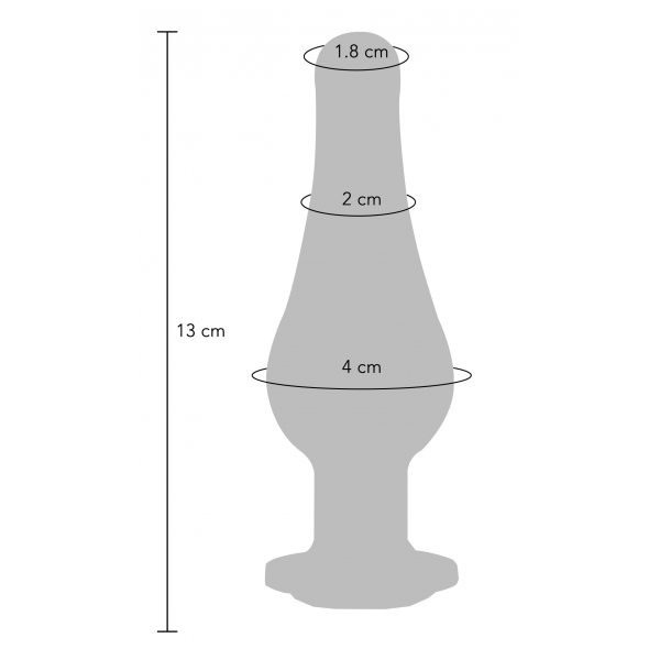 Plug Bijou anaal Twilight Bum L 12 x 4cm