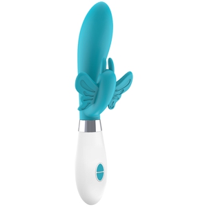 Luminous Vibro Rabbit Alexios 21cm Blue