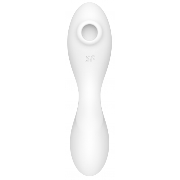Curvy Trinity 5+ Satisfyer Connected Clitoral Stimulator White
