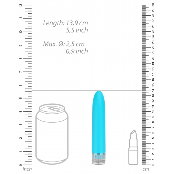 Eleni Mini Vibro 14cm Turquesa