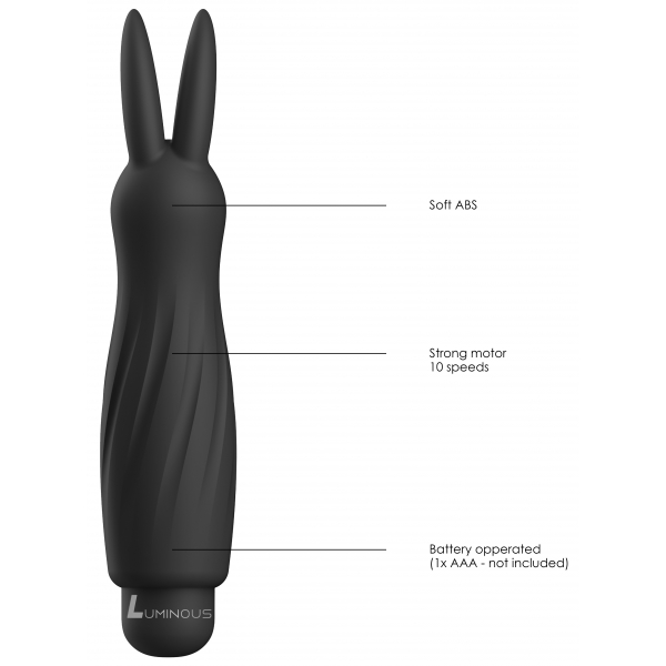 Rabbit Sofia 13cm Black